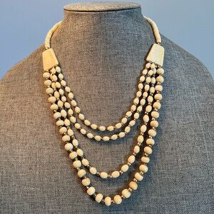 Vintage Cream Bone Necklace